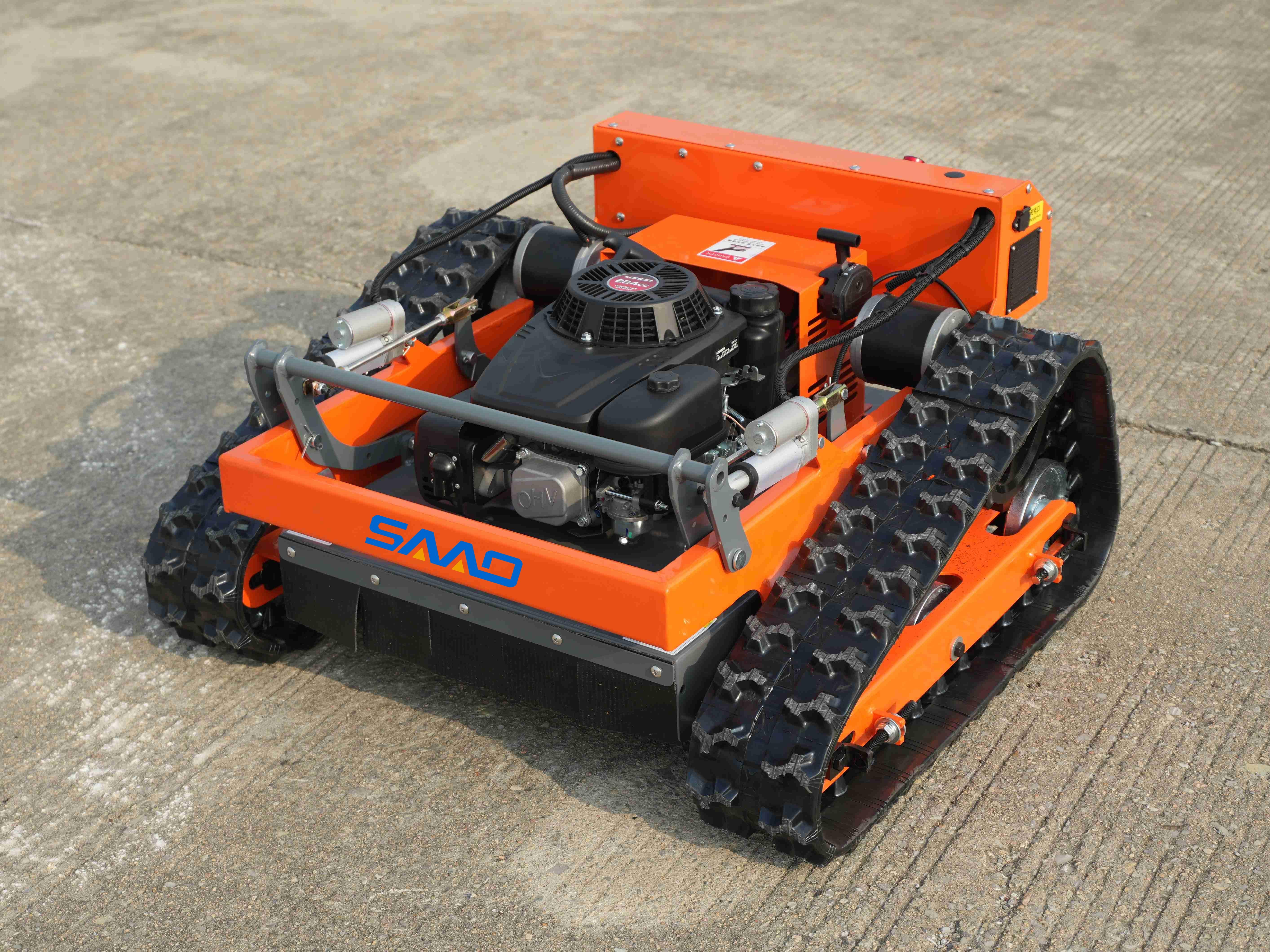 How a Tracked Remote-Controlled Mower Helps Manage Slopes and Rough Terrain